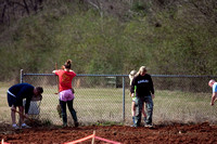 OMMS softball field clean up, 2-4-12